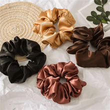 Load image into Gallery viewer, Trio Satin Hair Scrunchies
