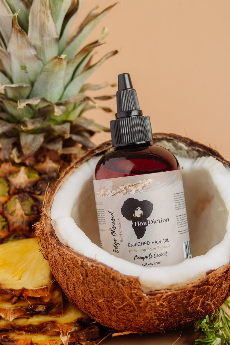 Edge Obsessed: Pineapple Coconut Hair Growth Oil